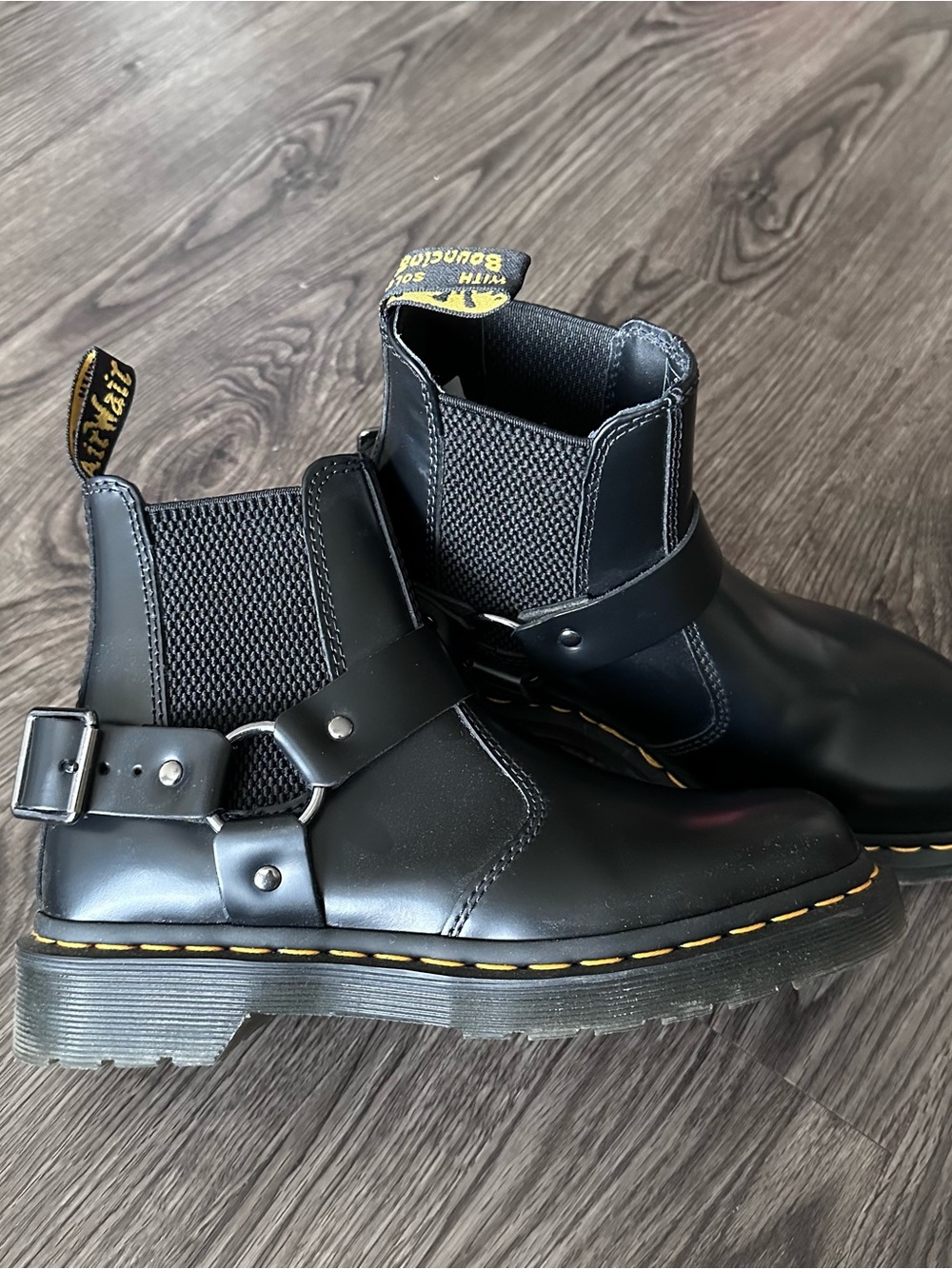 Dr. Martens Wincox Smooth Leather Buckle Boots